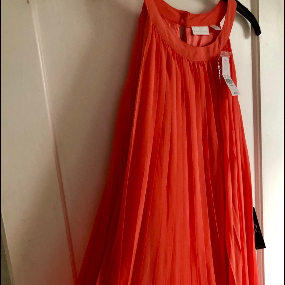 Orange Sleeveless Dress
